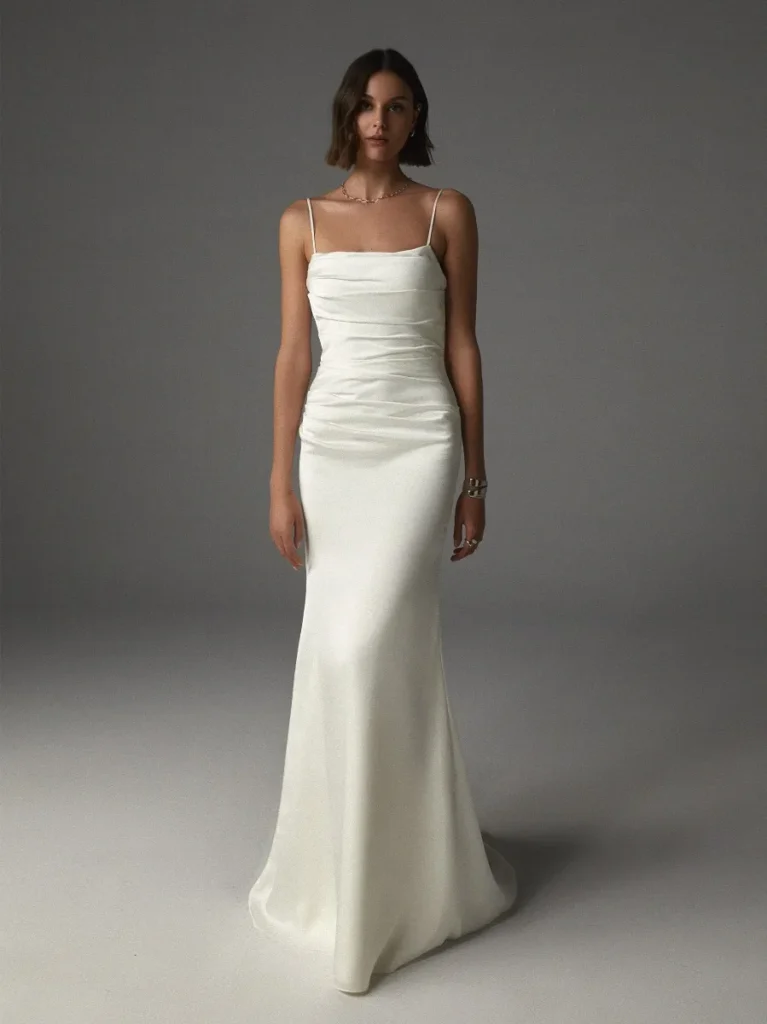 robe de mariée minimaliste tendances