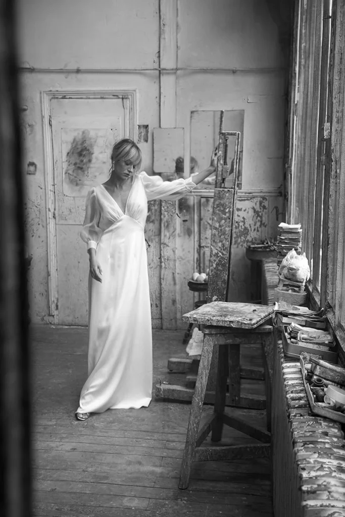 robe de mariée en soie chic tendances